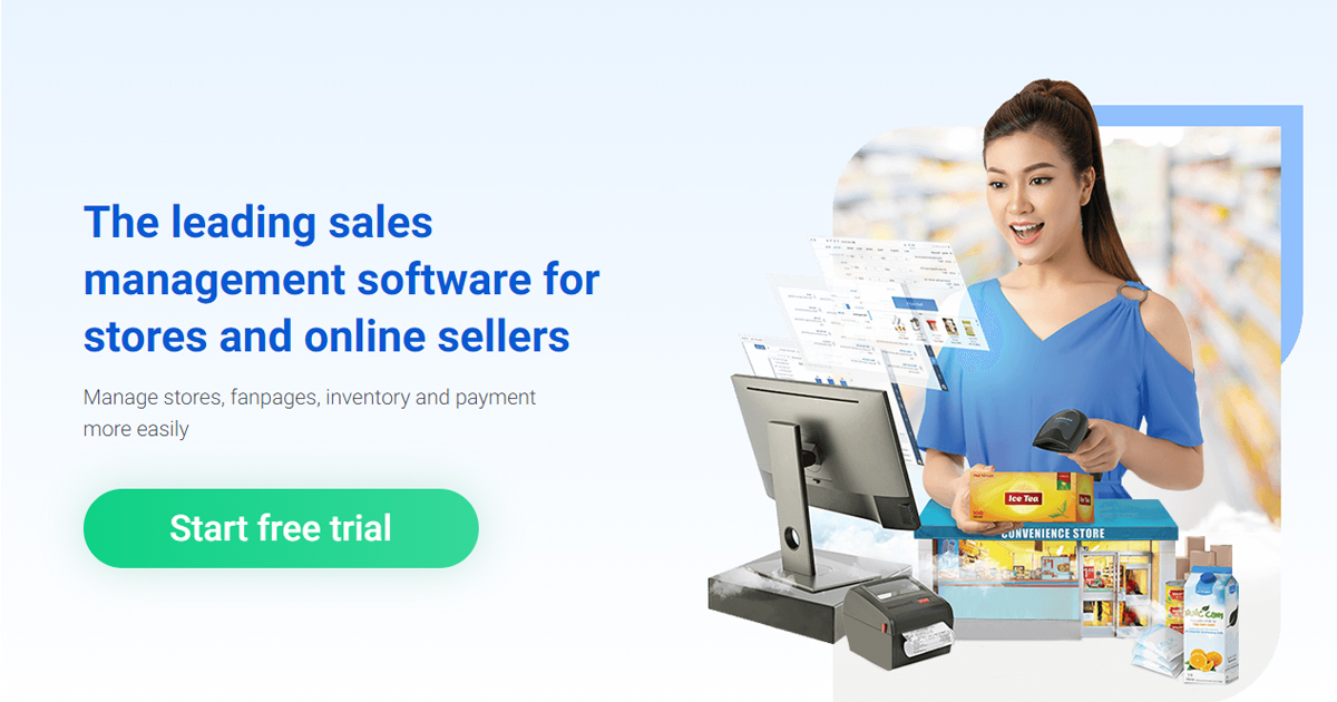 The best sales management software for stores & online sellers - Sapo POS